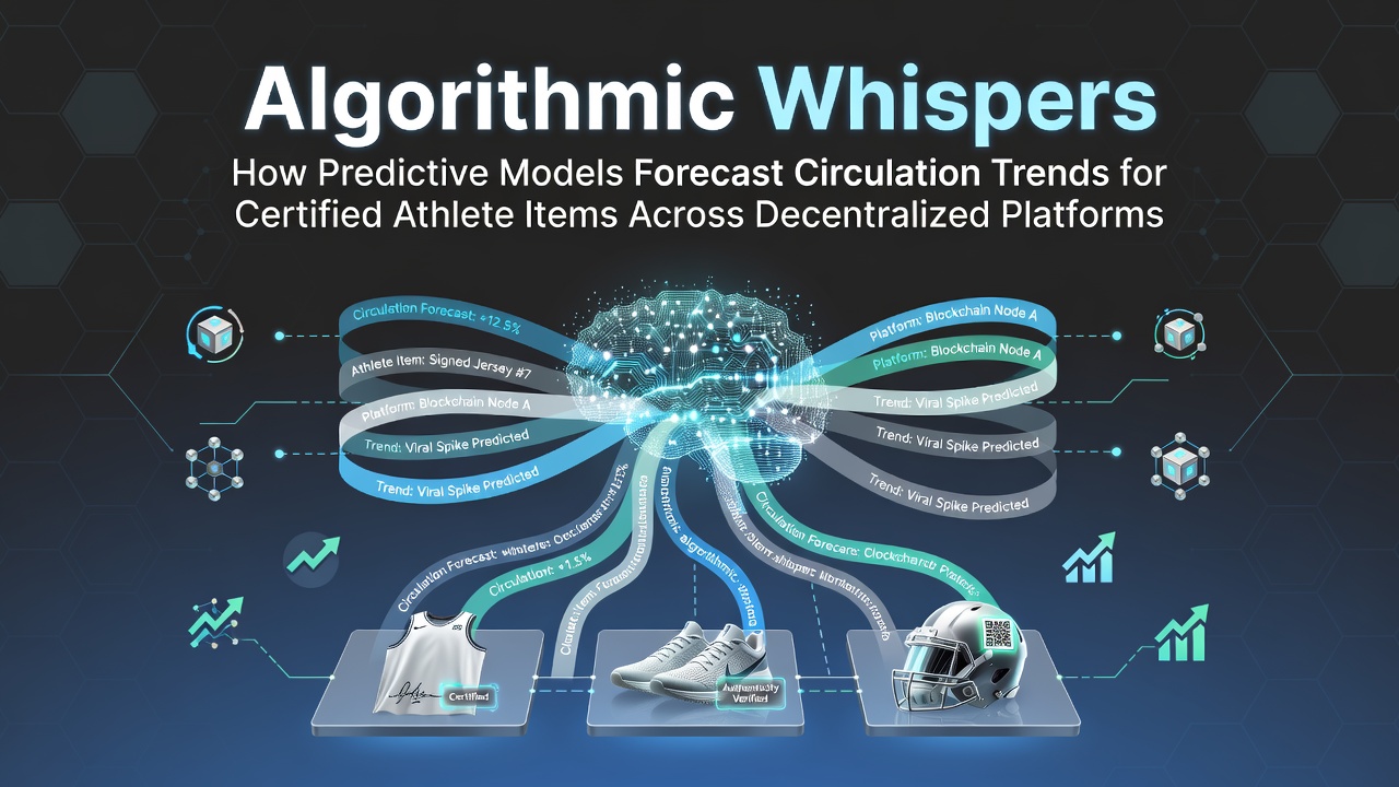 Predictive models analyzing circulation data for athlete collectibles on decentralized platforms