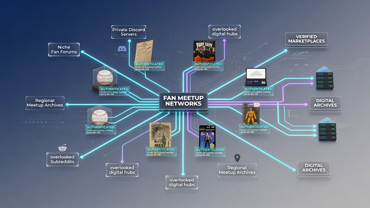 Digital exchange listings showing authenticated memorabilia movements from fan networks