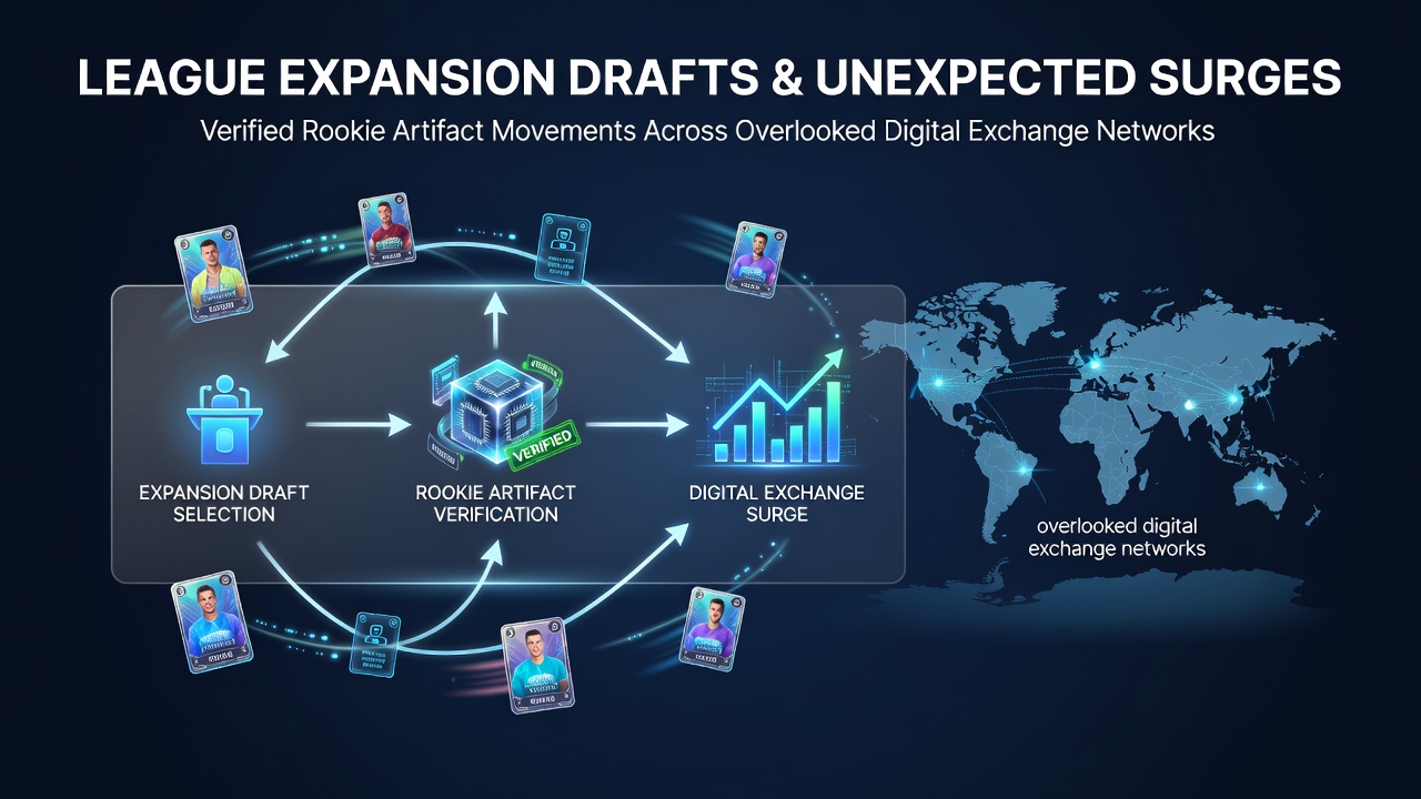 Expansion draft selections leading to increased rookie card activity on digital platforms